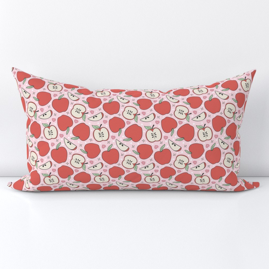 Apple Vintage Fruit Pattern