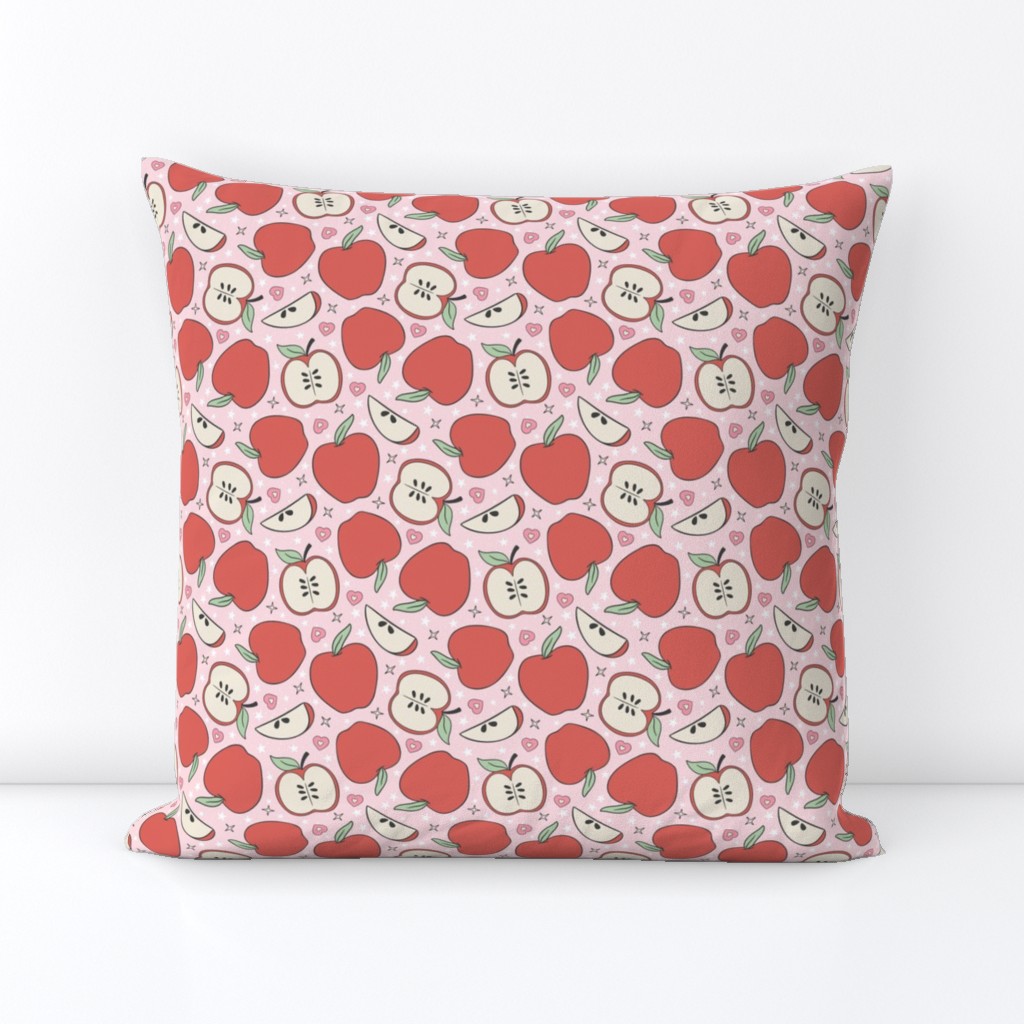 Apple Vintage Fruit Pattern