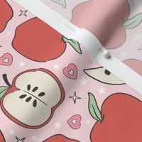 Apple Vintage Fruit Pattern