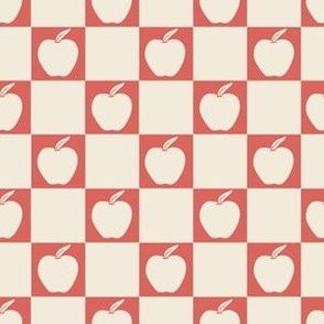 Apple Checkerboard Back to School