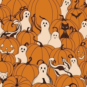 Ghostly Gourds and Pumpkins