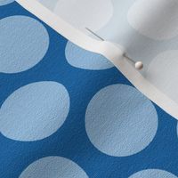 Light Blue Dots on a Dark Blue Background