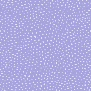 Medium scale lilac polka dots