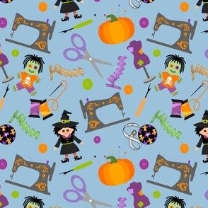 Halloween Sewing Notions  Misty Blue