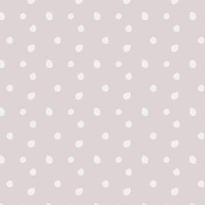 Cream Dots on Pale Lavender_LRG