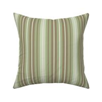 uneven stripes, sage green, avocado, celery, cream, brown