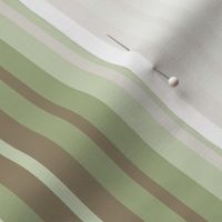 uneven stripes, sage green, avocado, celery, cream, brown