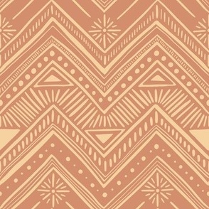 Boho Zig zag (Peach)