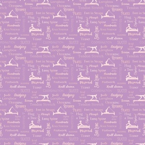 Reformer Pilates words - Purple Lavender