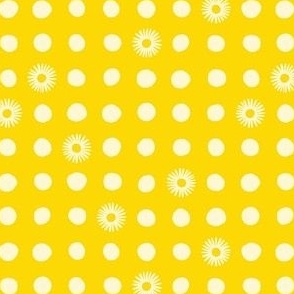 Daisy Dots - Yellow