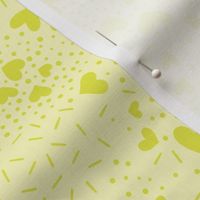 Sweet Heart Sprinkle Ditsy Yellow