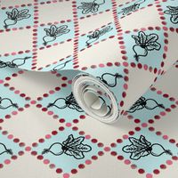 Spoonflower design challenge vintage kitchen wallpaper