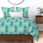 Dewy Argyle Blue | Large