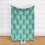 Dewy Argyle Blue | Large