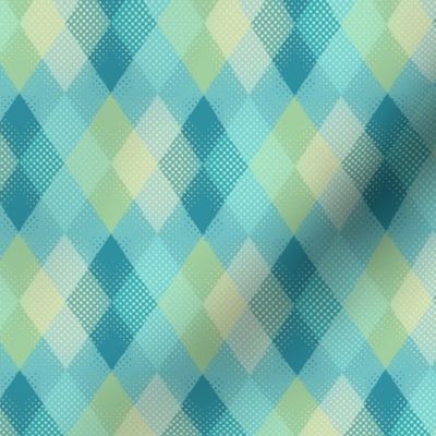 Dewy Argyle Blue | Small