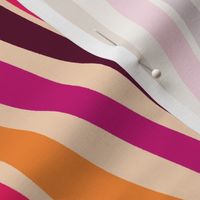 Psychedelic groovy vertical stripes - 70s wavy stripes