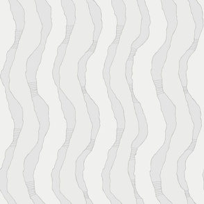 Geometric Landscape Altered Stripes Gray