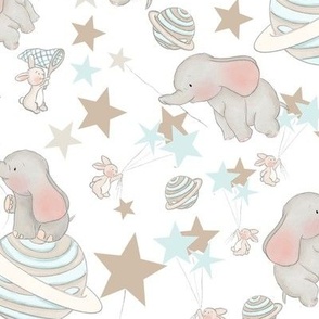 elephant with stars