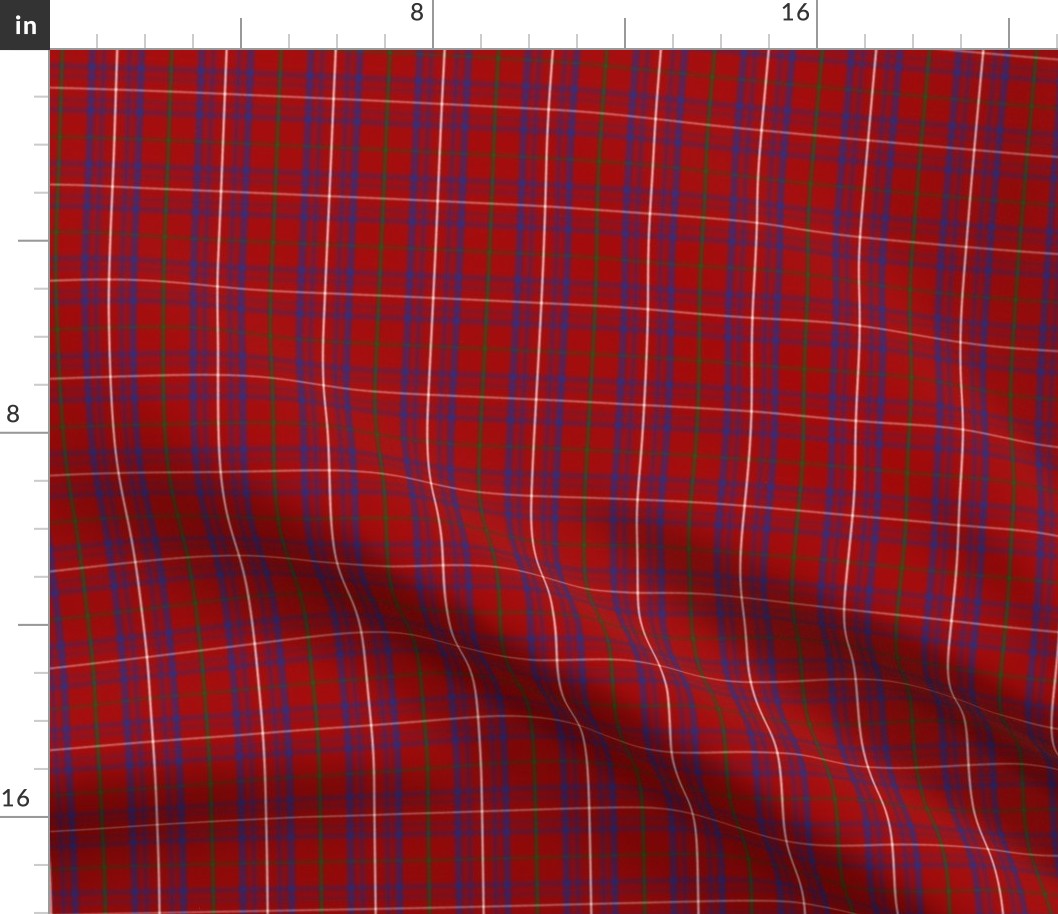 Scottish Clan Rose Tartan Plaid