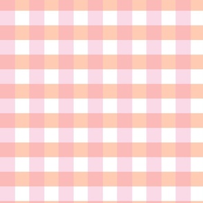Blush Pink Gingham, Pink Checkerboard Fabric, Light Pink and White Checks