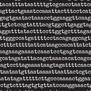 genome-black & white