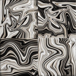 marbled tiles