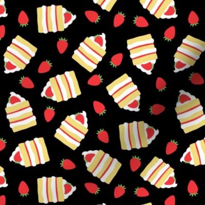 Strawberry Shortcakes - black - LAD22