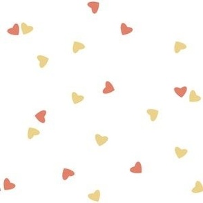 Sweet Baby Hearts//Yellow & Orange