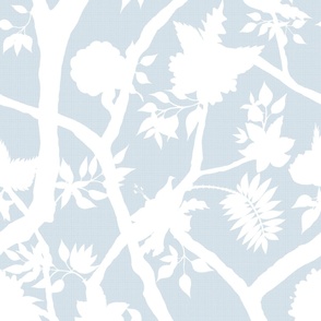  Silhouette Peony Branch Soft Blue copy