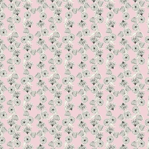 Gerbera Pattern Pink Small