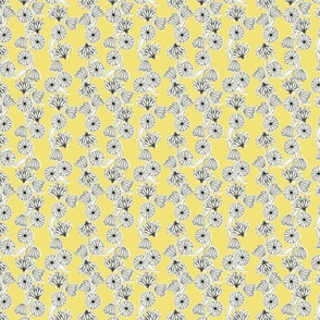 Gerbera Pattern Yellow Small