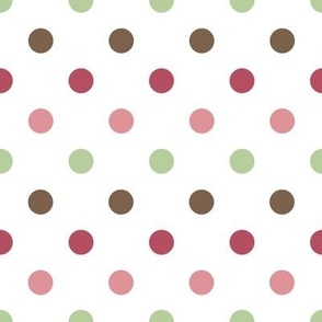  Berry Green Summer Polka Dot - BeGSF