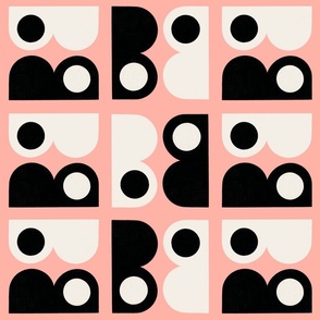 B pattern - Pink