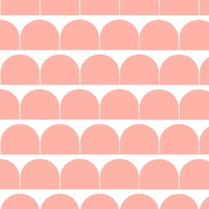 Scallop pattern - Pink