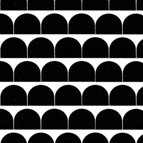 Scallop pattern - Black