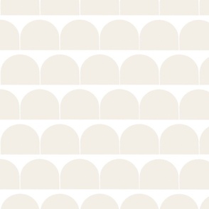 Scallop pattern - Off white