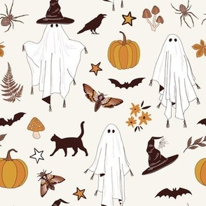 Boho Halloween Ghosts