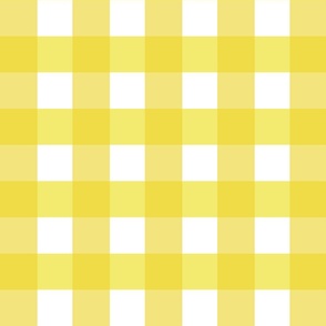 Yellow Gingham Check / Large 