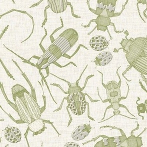 beetles retro green small