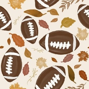Watercolor Fall & Football (small)