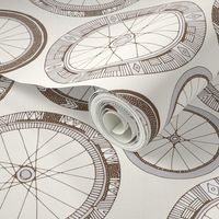 bike wheels chocolate half pearl