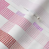 Reworked rainbow gingham check