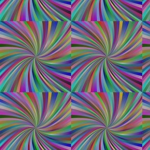 Pink Purple, Green and More Swirl Repeating Pattern 