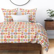 MOD Quilt Dots | XLarge - Groovy Modern Multicolor Retro 