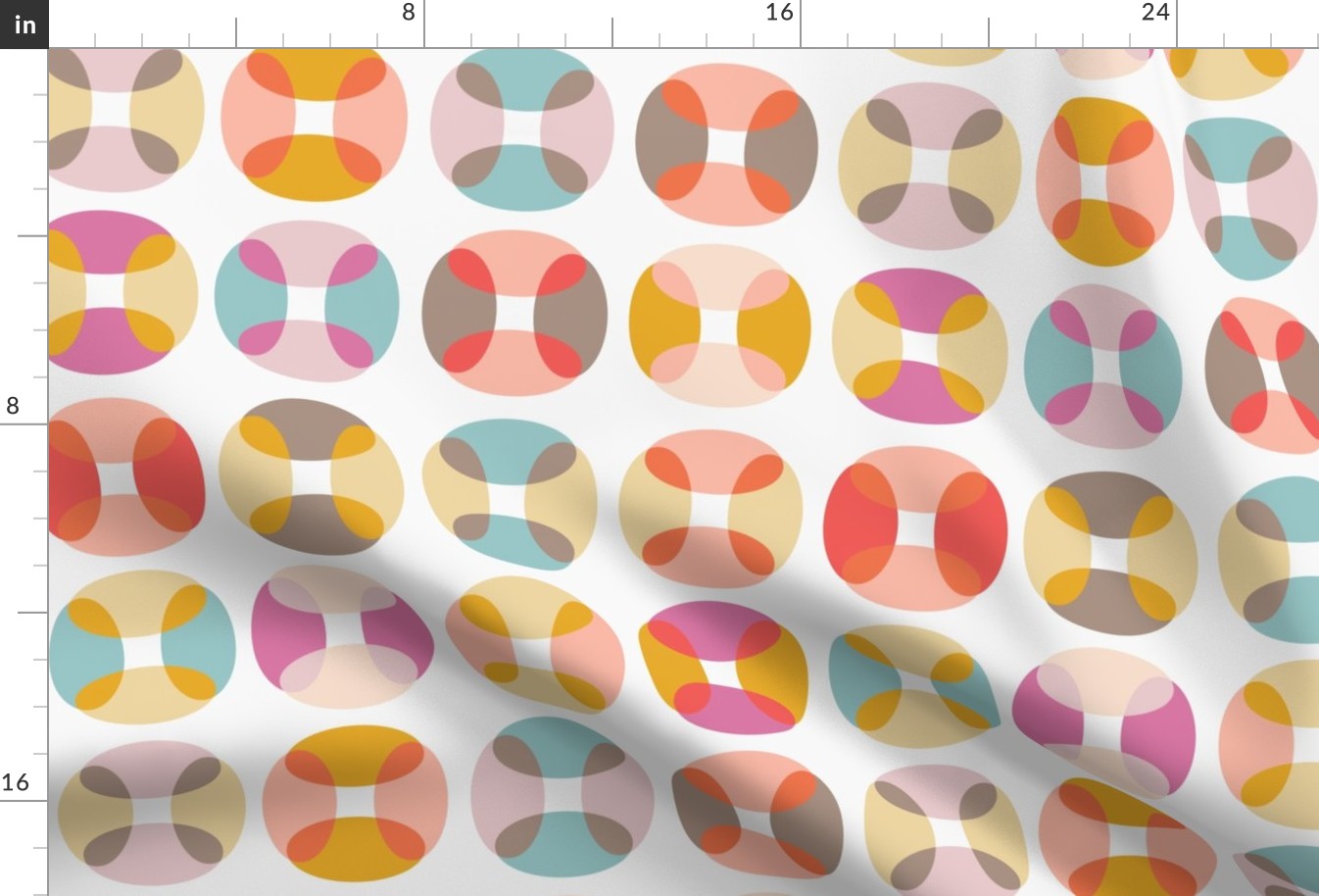 MOD Quilt Dots | XLarge - Groovy Modern Multicolor Retro 