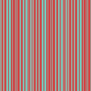 Blur stripes in red and blue