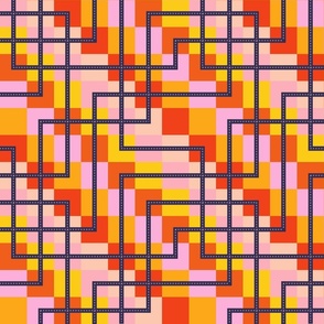 Geometric Stripes and Squares
