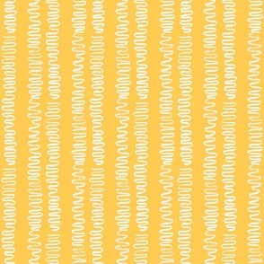 Squiggly Stripe in Mango