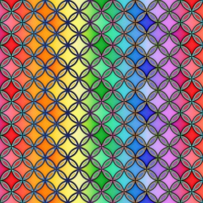 rainbow circle lattice