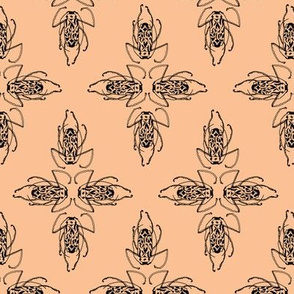 Patterned-Beetle--peach-FBC195